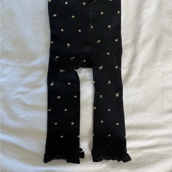 Ruffle Butts Burgundy, White, and Black Footless Tights Bundle - Picture 2 of 7